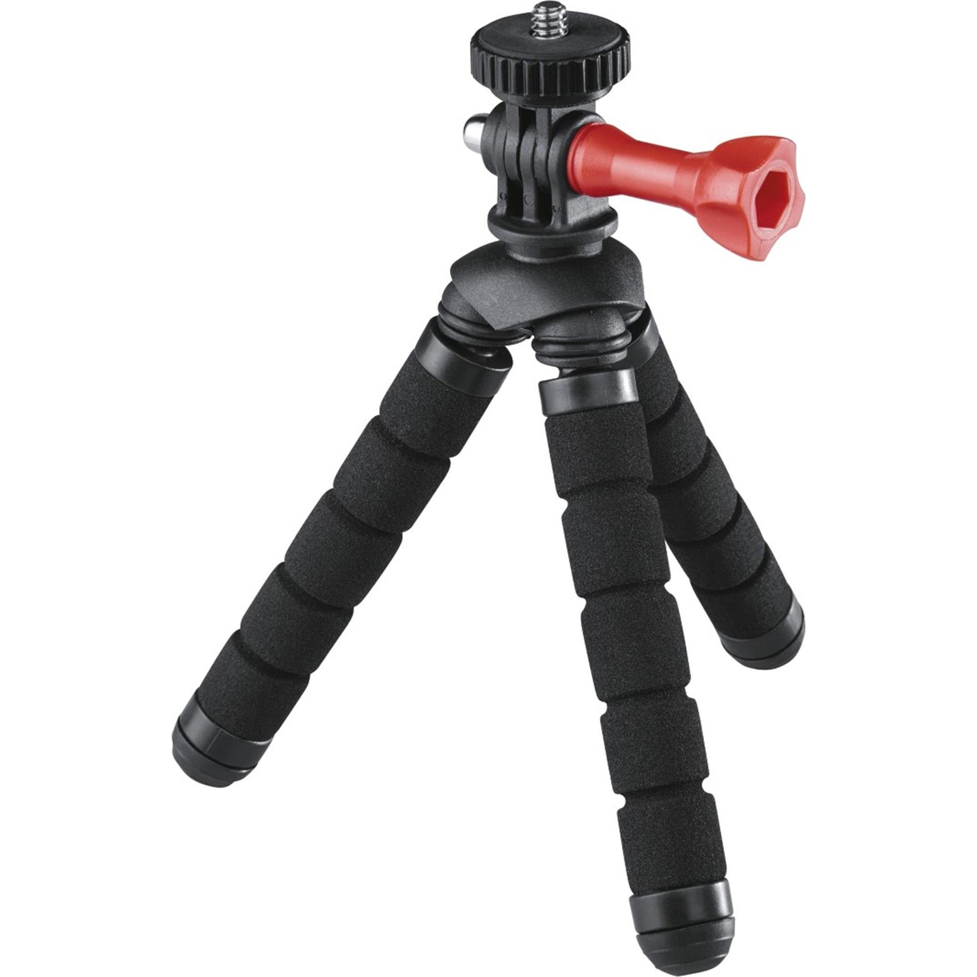 Hama Flex 2in1 (Metall), Stativ, Schwarz