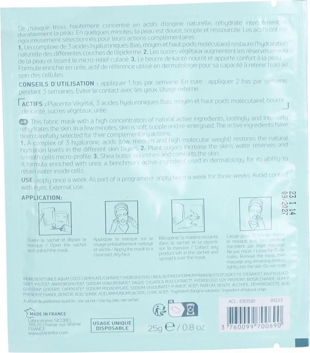 Actual product image Placentor Intense Moisturizing Mask (25 g)