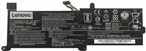 Actual product image Lenovo Ideapad Battery 2 Cell L16L2PB3 7.6V 35Wh (2 Cells, 4610 mAh)
