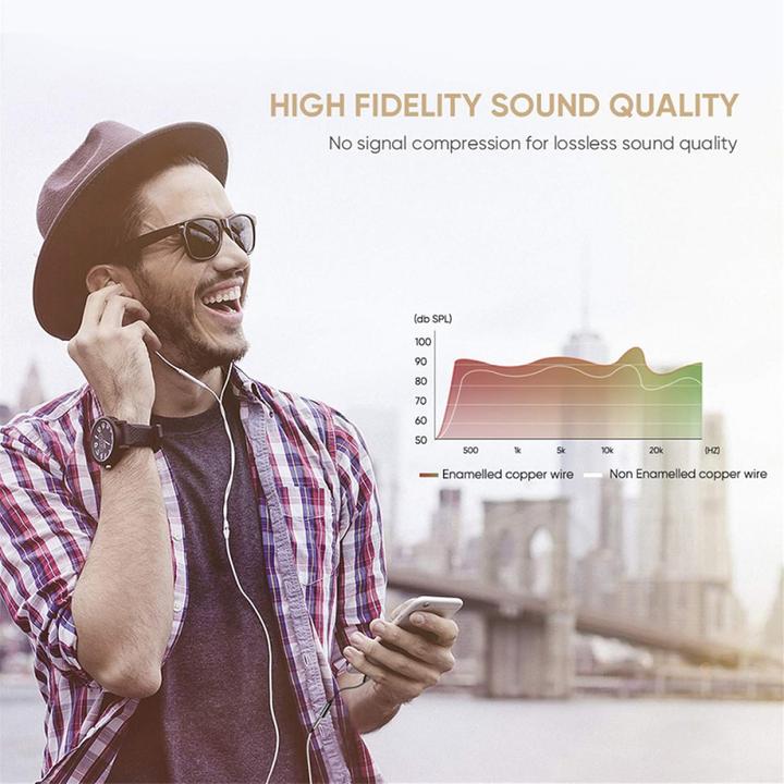 Actual product image Ugreen - Audio Cable Adapter AV142 (70858) - Type-C to Jack 3.5mm, 10cm - Black (Jack adapter)