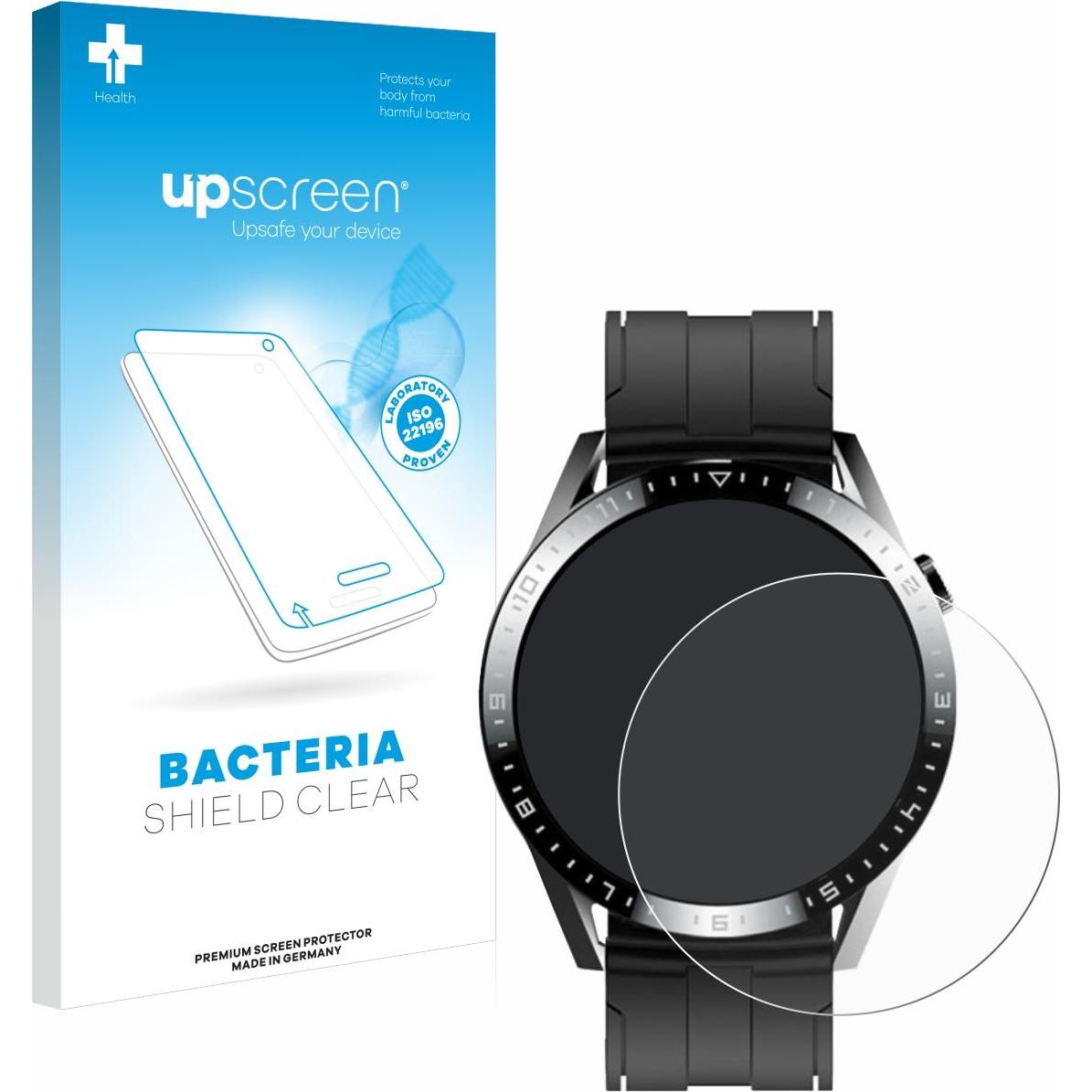 upscreen Schutzfolie Displayschutz Displayschutzfolie Folie Klar antibakteriell, Smartwatch Schutzfolie, Transparent