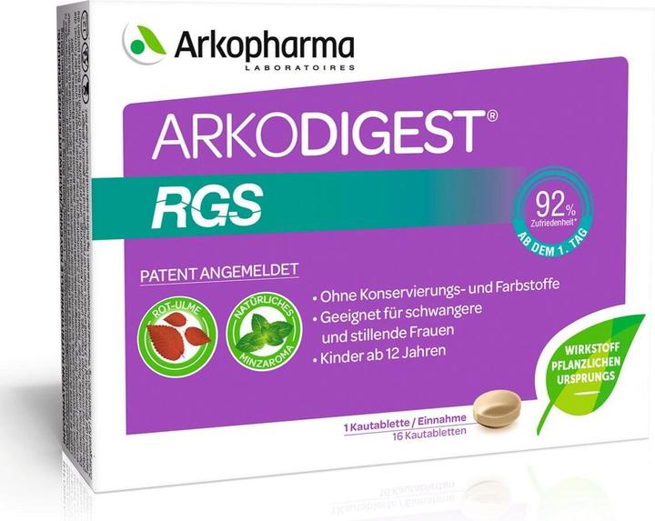 Immagine prodotto Arkopharma Arkodigest RGS Kautableln (16 Pezzo/i, Pillole, 54 g)