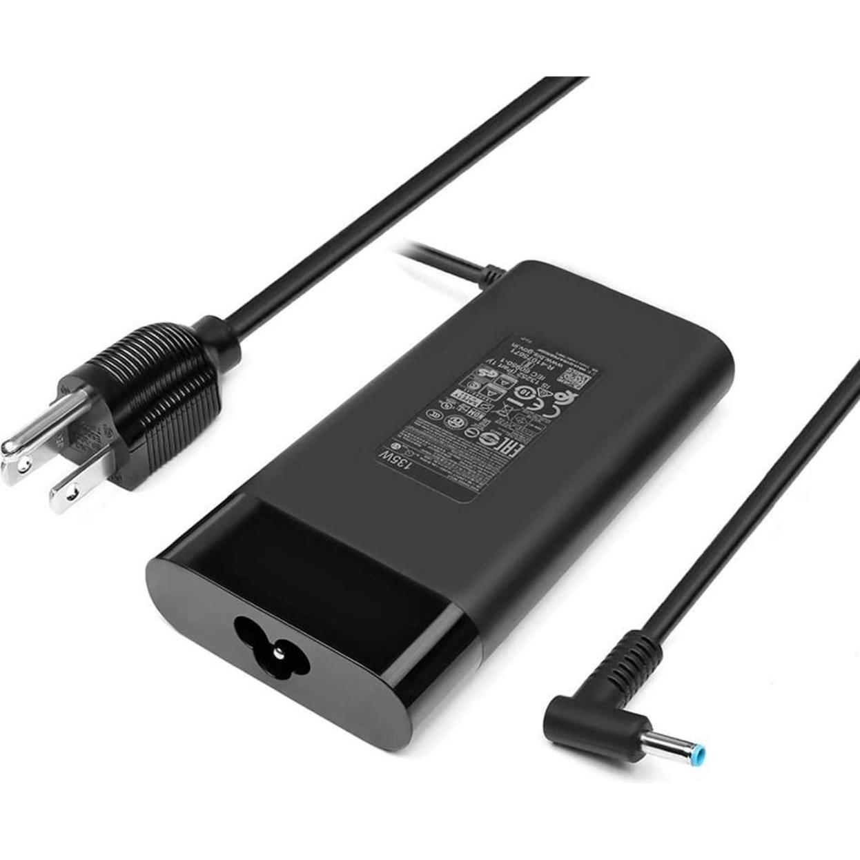 HP AC Adapter Slim (135 W), Notebook Netzteil, Schwarz