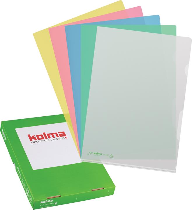 Immagine prodotto Kolma LineaVerde A4 riciclata con grana forte assortita. (A4, 100x)