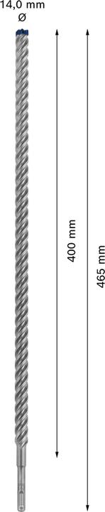 Actual product image Bosch Professional Zubehör Expert SDS plus-7X hammer drill, 18 x 400 x 450 mm (18 millimetres)