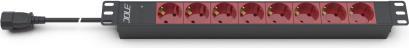 Produktbild Enoc 48,30cm (19") Steckdosenleiste 8xSchuko rt m.C14 EPU 08-R-C14