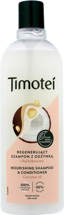 Unilever Timotei Regenerierendes Shampoo & Pflegespülung 2in1 400ml (400 ml, Flüssiges Shampoo)
