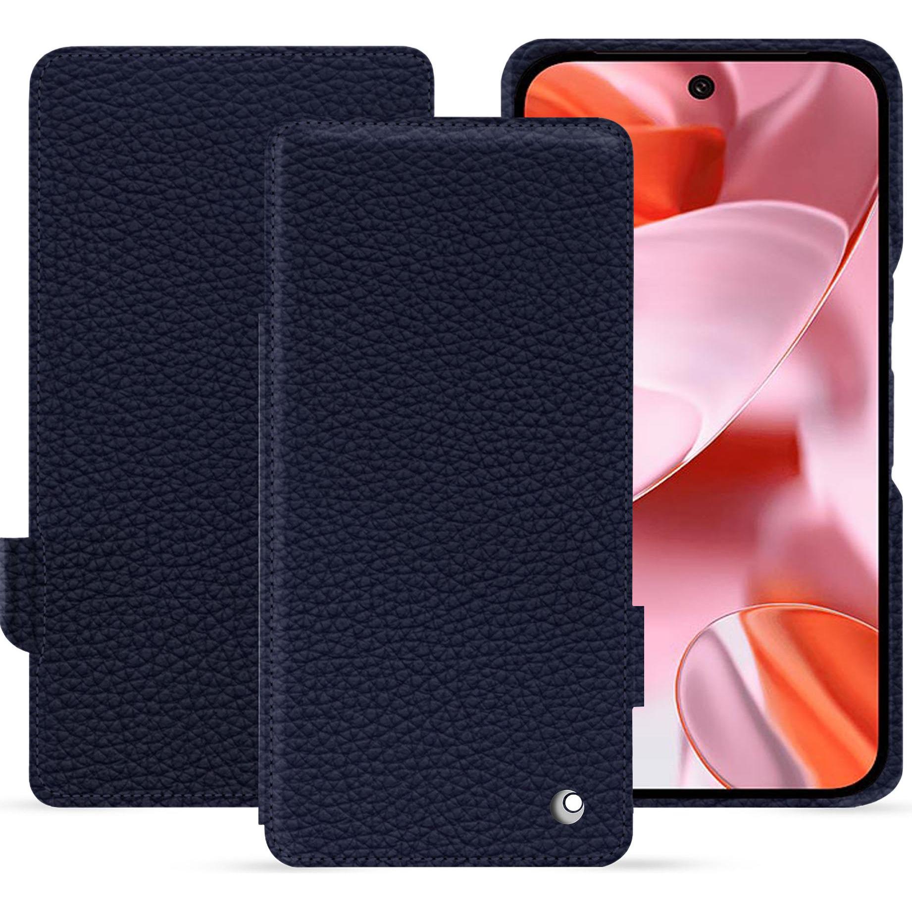 Noreve Lederschutzhülle horizontal (Google Pixel 9), Smartphone Hülle, Violett