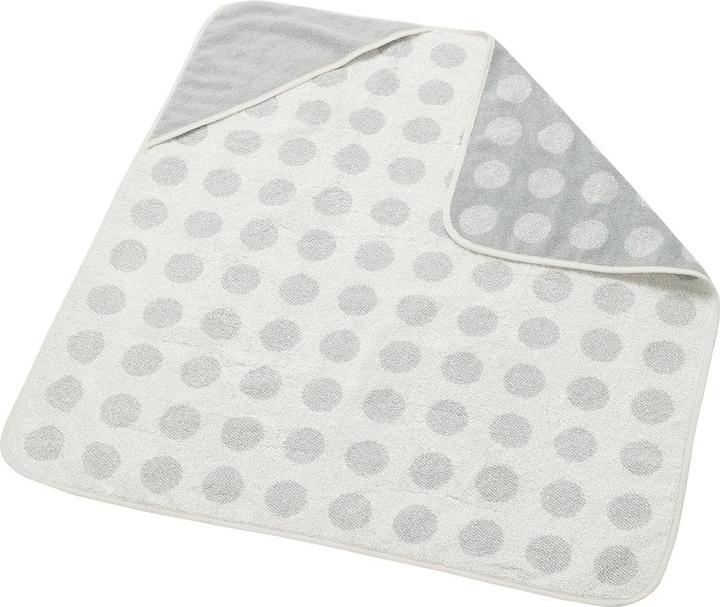 Image du produit Leander serviette à capuche, gris (80 x 80 cm)