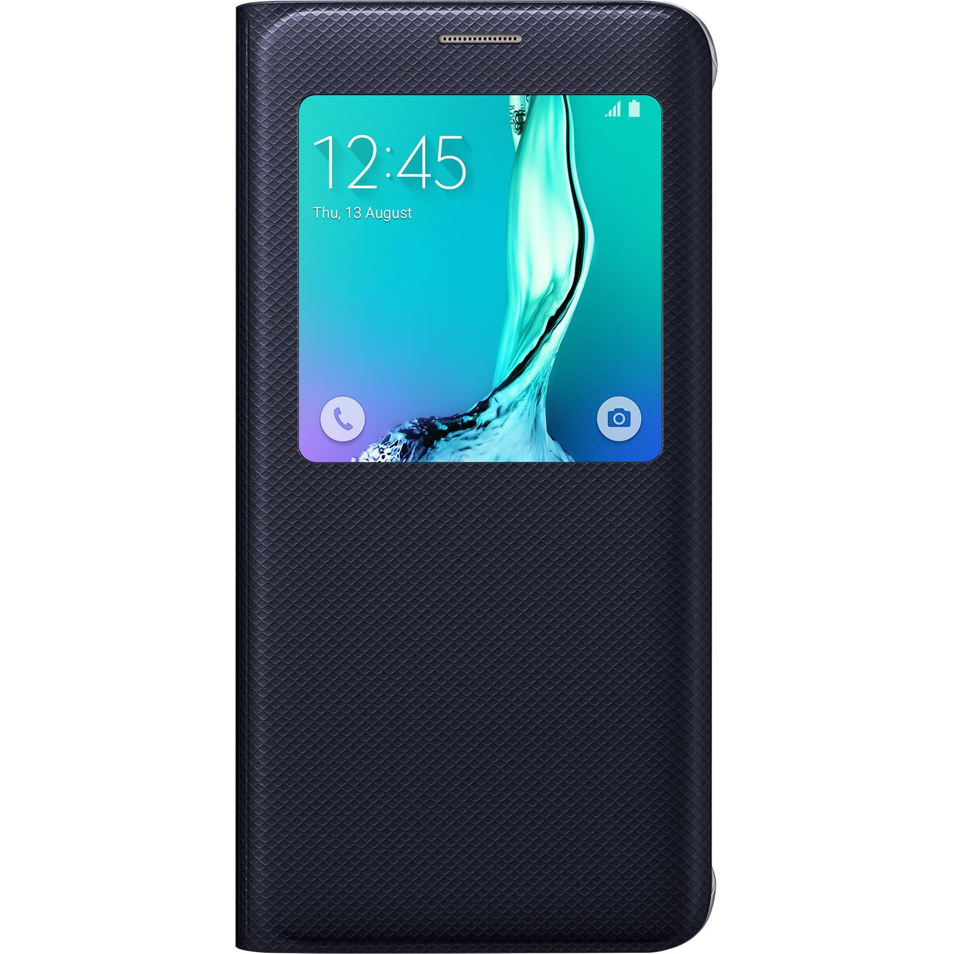 Thumbnail - Samsung S View Cover (Samsung Galaxy S6 Edge+), Smartphone Hülle, Schwarz