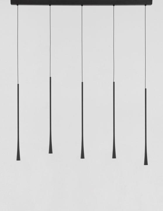 Actual product image Nova Luce GOCCIO LED pendant light gold 38W warm white 110x4.5x160cm 9504001