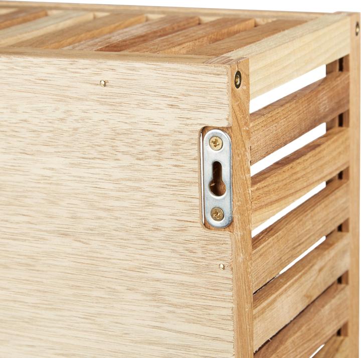 Actual product image Relaxdays Shelf with mirror (80 x 17 x 30 cm)