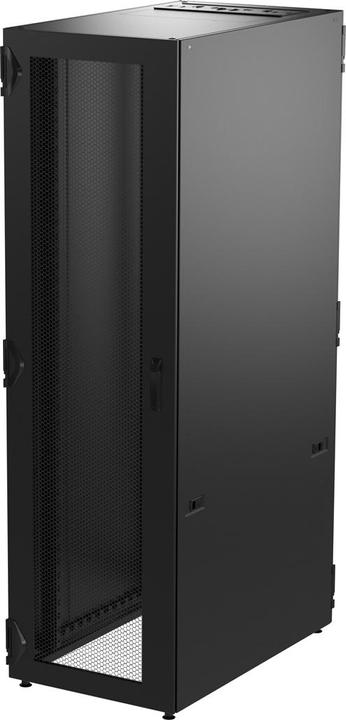 Schroff Varistar CP 42U server enclosure, RAL 7021, 2000x600x1200 bayed enclosure (42 RU, 19 inch rack)