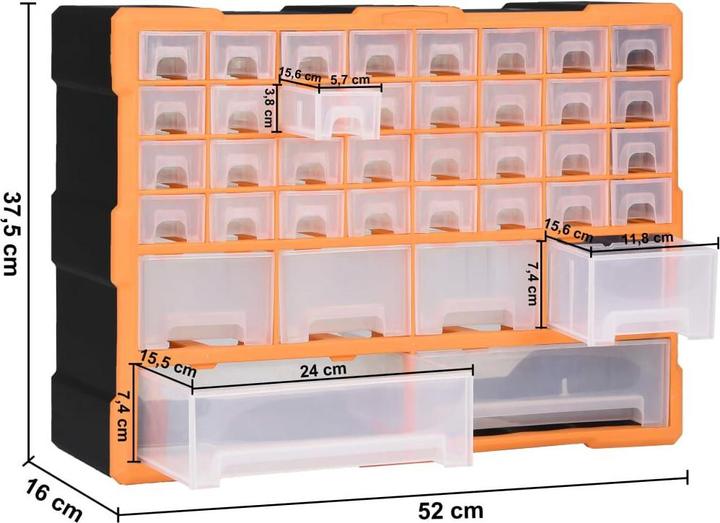 Actual product image vidaXL Multi-Schubladen-Organizer