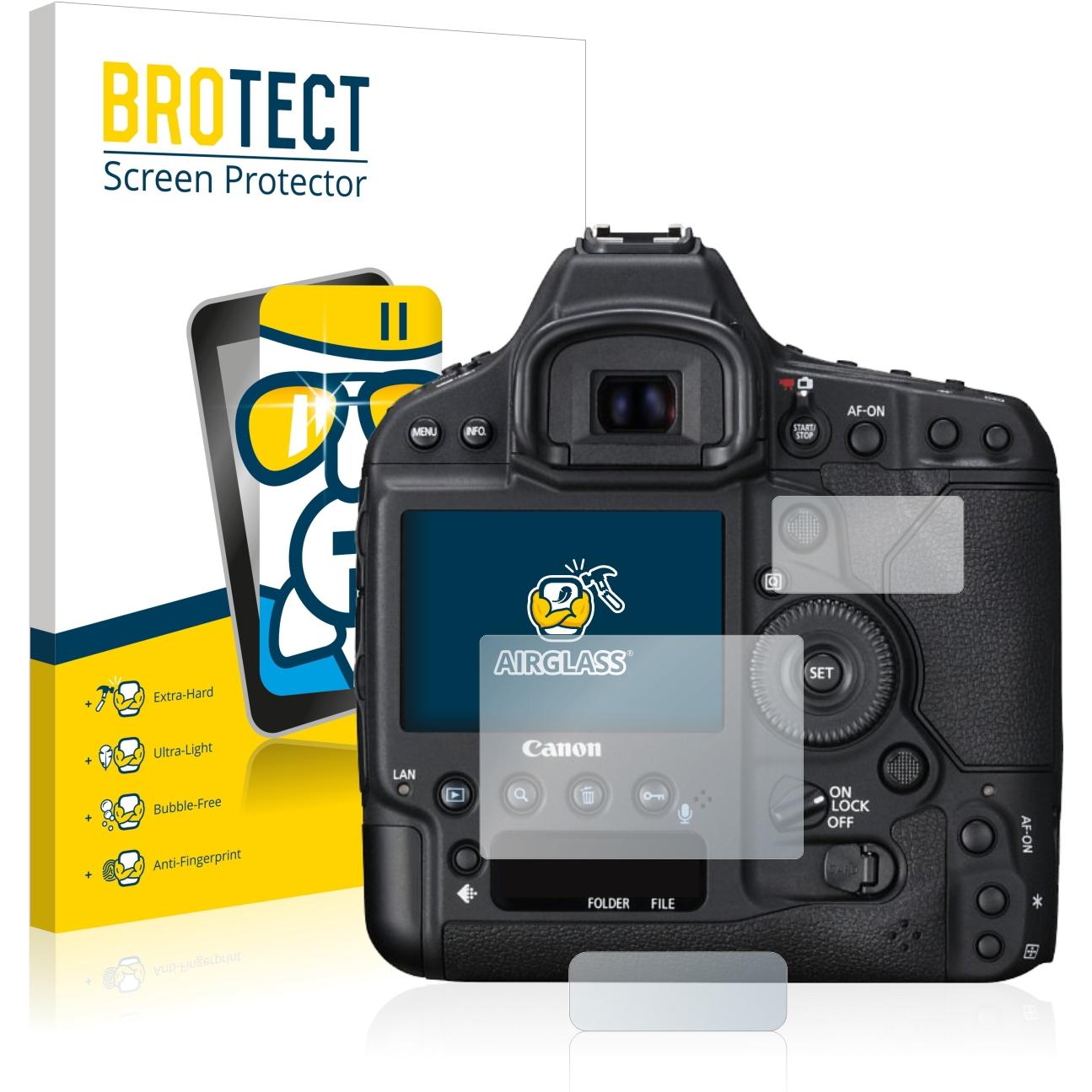 BROTECT AirGlass Panzerglasfolie (Displayschutz, EOS 1D X Mark II), Kameraschutz