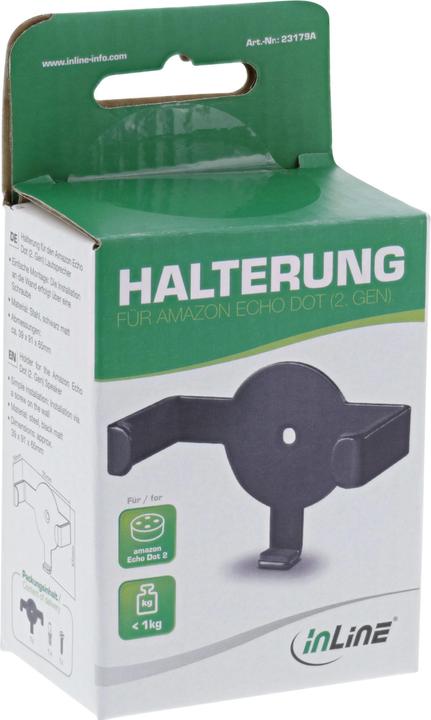 Immagine prodotto InLine Staffa per Amazon Echo Dot (1 pz., Installazione a parete)