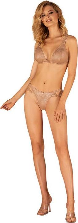 Actual product image Obsessive Filipines Bikini Thong - Gold (L)