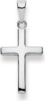 Image du produit Natsumi Schmuck Pendentif croix en or blanc 18K/750 (750/18 K Or jaune)