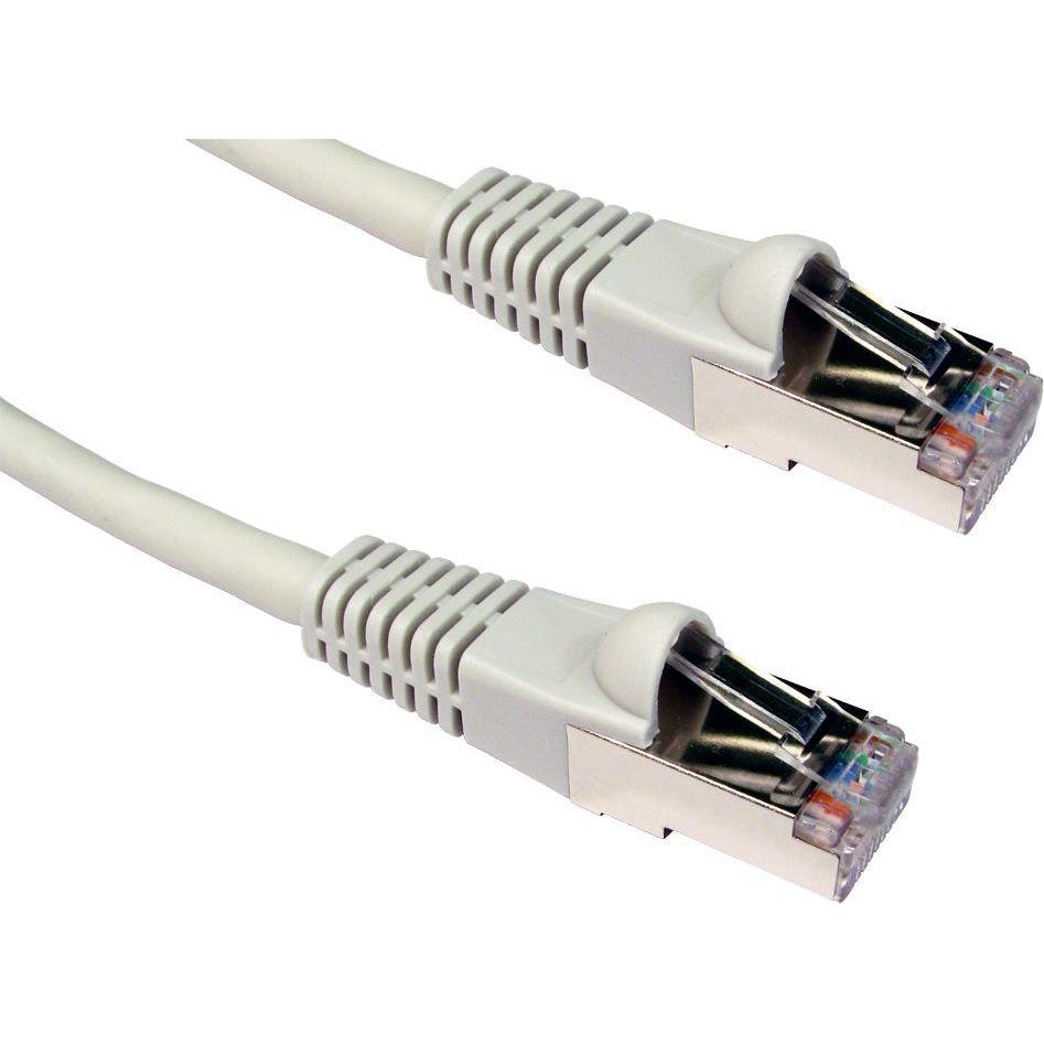 Cables Direct CDL 10m Cat6A Patch Cable - Grey (10 m), Netzwerkkabel