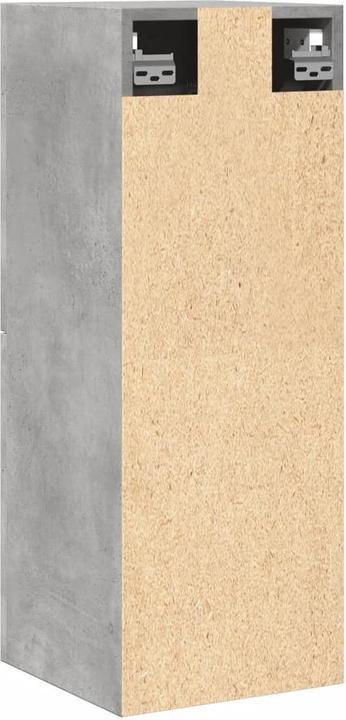 Produktbild vidaXL Bad Hängeschrank Badschrank Wandschrank Badezimmerschrank Betongrau (30 x 30 x 80 cm)