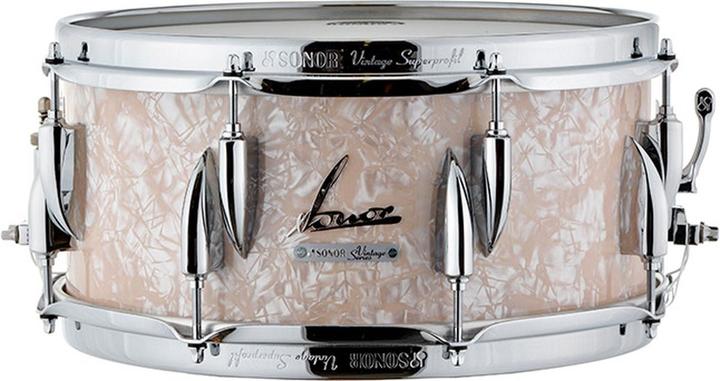 Actual product image Sonor Vintage 13x6Snaredrum, Vintage Pearl (Acoustic drum)