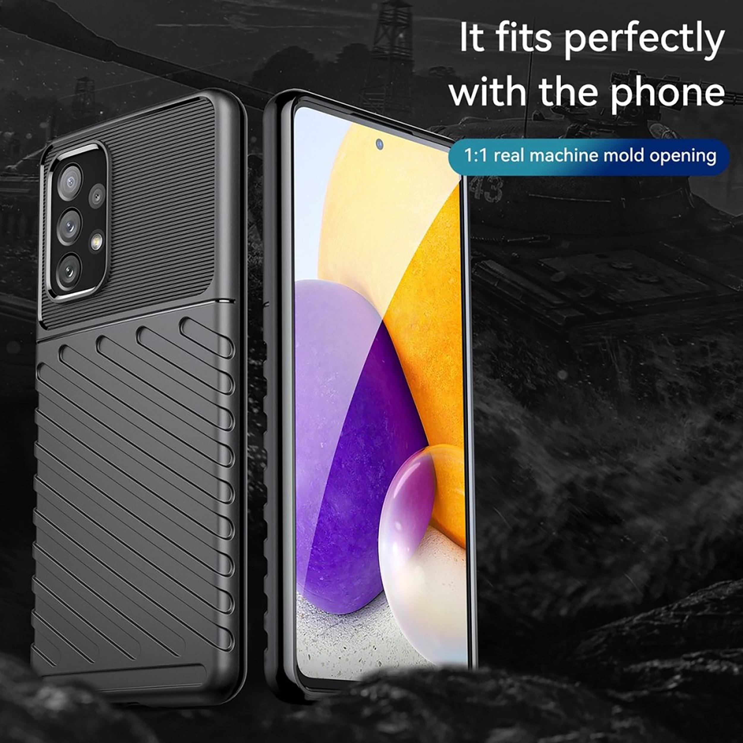 Thumbnail - Cazy Hülle Kompatibel mit Samsung Galaxy A73 - Schützhulle Griff Back Cover TPU - (Samsung Galaxy A73 5G), Smartphone Hü...