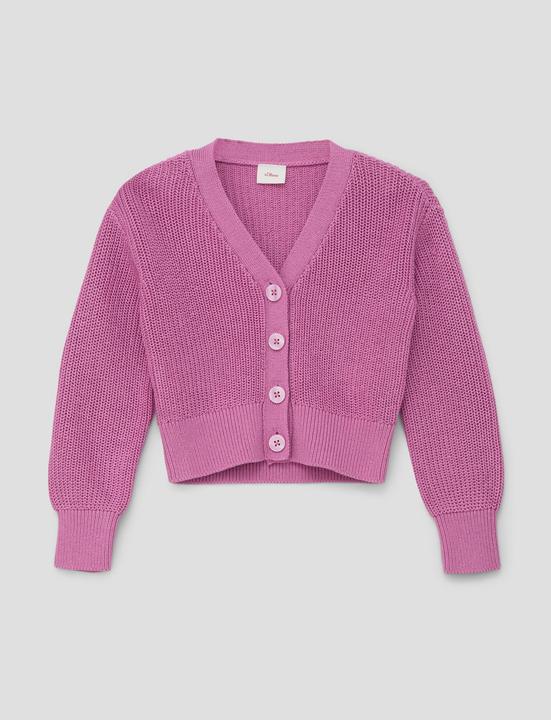 Produktbild s.Oliver Strickjacke Cardigan im Loose Fit (116, 122)