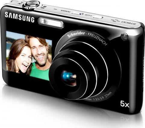 Actual product image Samsung ST600, 14 MP, 5x zoom, dual display, HD movies, black (1/2,3'')