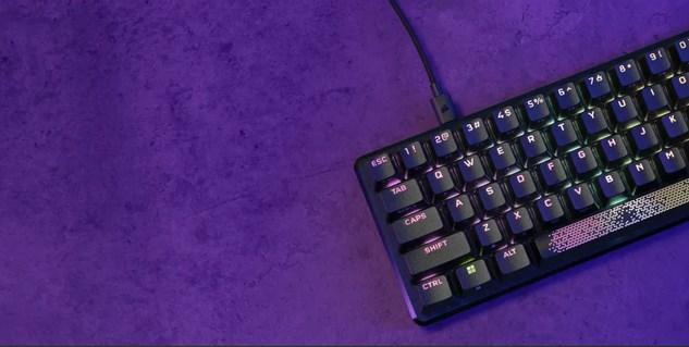 Actual product image Corsair K65 Pro Mini (DE, Cable)