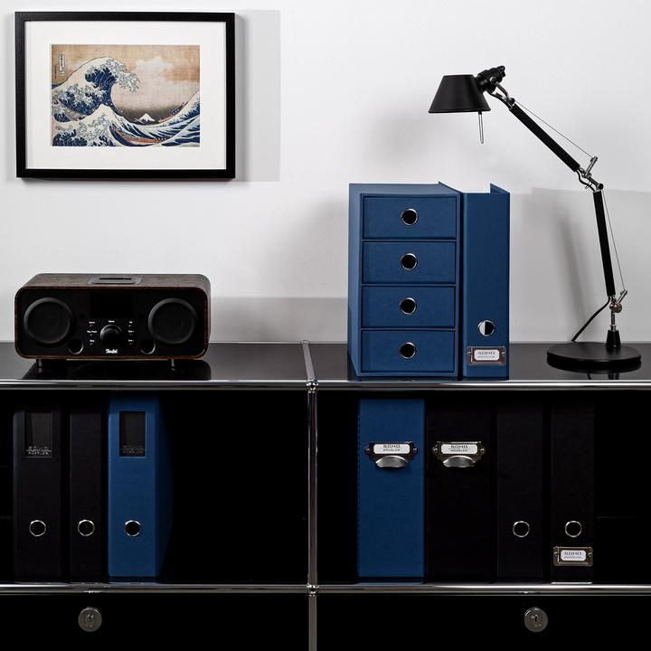 Produktbild Rössler Ordner Soho navy (A4, 80 mm, 1 Stk.)