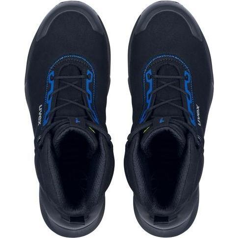 Thumbnail - Uvex Sports, Sicherheitsschuhe, uvex 1 x-craft Stiefel S2 68159 schwarz, blau Weite 12 Grösse 43 (S2, 43)