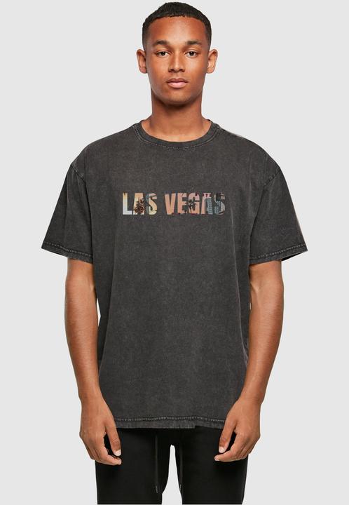 Image du produit Merchcode Las Vegas X Acid Washed Heavy Oversize Tee - 111657 (M)