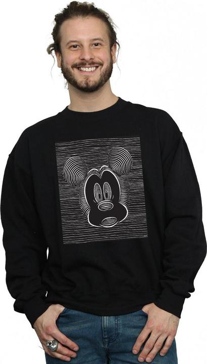 Actual product image Disney Mens Mickey Mouse Magic Eye Sweatshirt (XXL)
