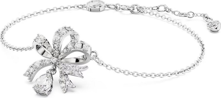 Produktbild Swarovski Volta Armband Schleife Weiss (19.50 cm, Swarovski Metall)