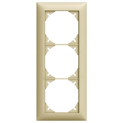 Produktbild Feller Abdeckrahmen EDIZIOdue 3x1 sand