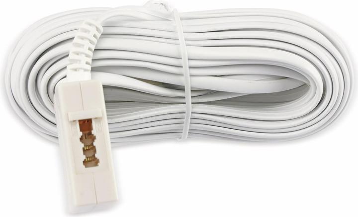 Produktbild S-Conn TAE-Verlängerung TAE-F St/Bu 4-adrig 10m weiss