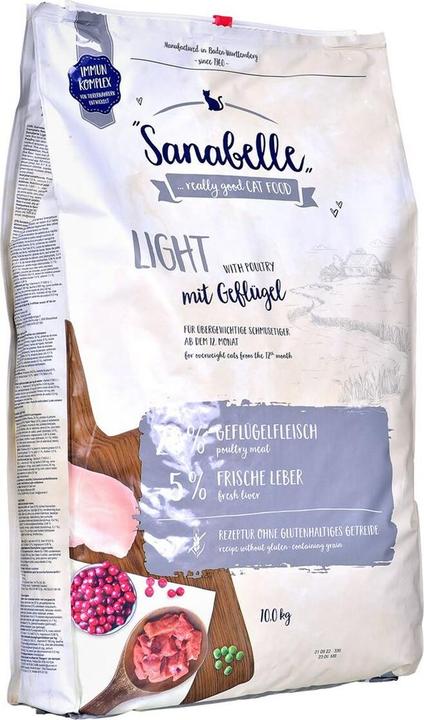 Produktbild Sanabelle Cat Adult Light for cats overweight 10kg (Adult, 1 Stk., 10000 g)