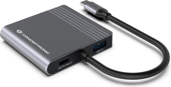 Produktbild Conceptronic 4-in-1 USB 3.2 Gen 1 Docking Station (USB-C, 4 Ports)