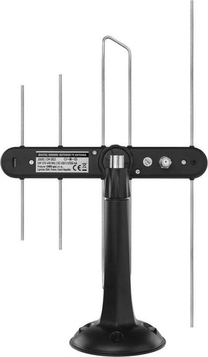 Actual product image Emos Universal antenna EM-DIO3, 0-80 km, DVB-T2, LTE/4G/5G filter