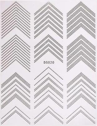 Beautynails Bna Stickers Nail Cb125 Silver (Silver)