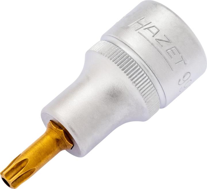 Produktbild HAZET Schraubendreher-Steckschlüsseleinsatz ∙ TORX 992-T30H ∙ Vierkant12,5 mm (1/2 Zoll) ∙ Tamper …