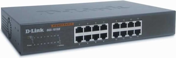Produktbild D-Link DES-1016D: 16Port Switch, 100Mbps (16 Ports)