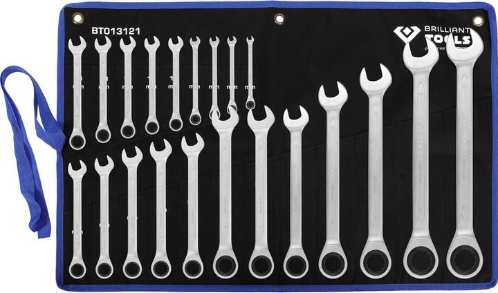 KS Tools Ratchet ring spanner set (32 mm, 19 mm, 6 mm, 12 mm, 24 mm, 14 mm, 22 mm, 16 mm, 23 mm, 10 mm, 21 mm, 18 mm, 27 mm, 7 mm, 31 mm, 17 mm, 11 mm, 15 mm, 26 mm, 30 mm, 8 mm, 28 mm, 9 mm, 29 mm, 13 mm, 20 mm, 25 mm)