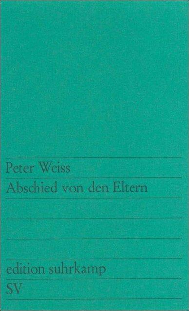 Produktbild Abschied von den Eltern (Deutsch, Peter Weiss, 2016)