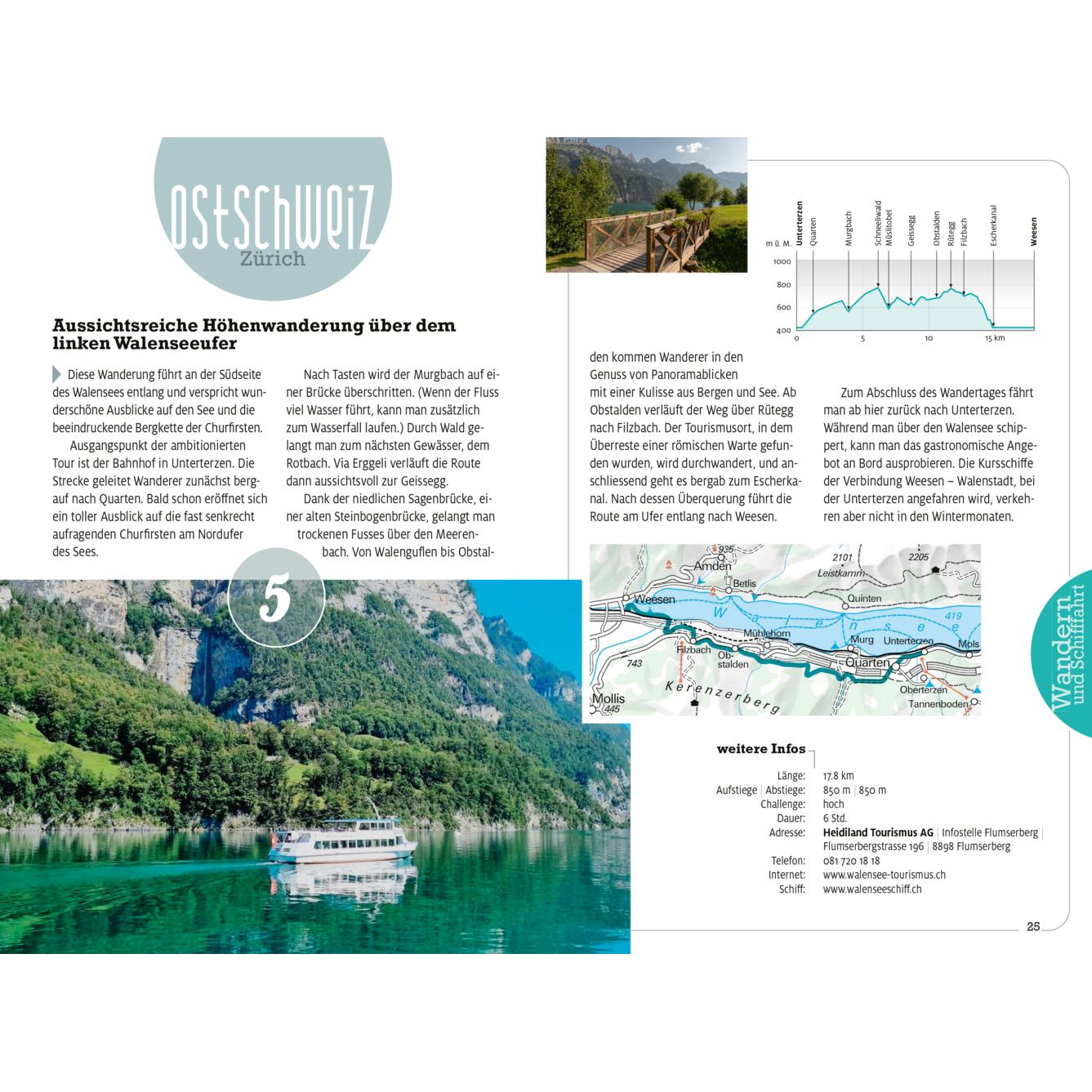 Thumbnail - Wandern und Schifffahrt Erlebnis Schweiz, Ratgeber von Hallwag Kümmerly+Frey AG