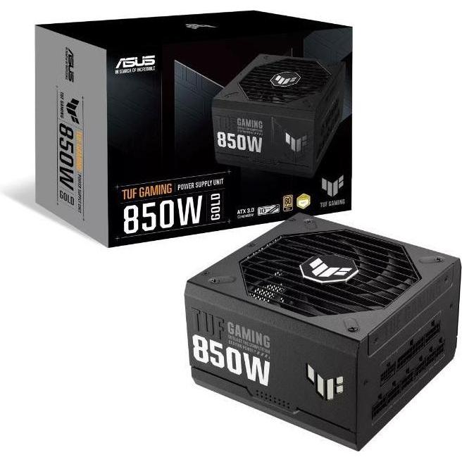 ASUS Power Supply 850 Watts Efficiency 80 PLUS GOLD PFC Active TUF-GAMING-850G (850 W), PC Netzteil,