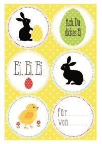 Produktbild Braun + Company Sticker Ostern (4x)