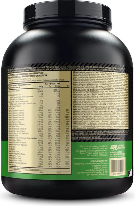 Actual product image Optimum Nutrition Serious Mass (2730 g, 1 x, Sports drink powder, Vanilla)