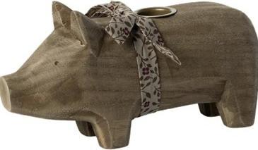 Actual product image Maileg Pig candlestick