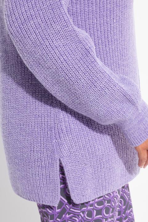Immagine prodotto Ulla Popken Cardigan dal taglio oversize in maglia a coste con scollo a V e paillettes (54)